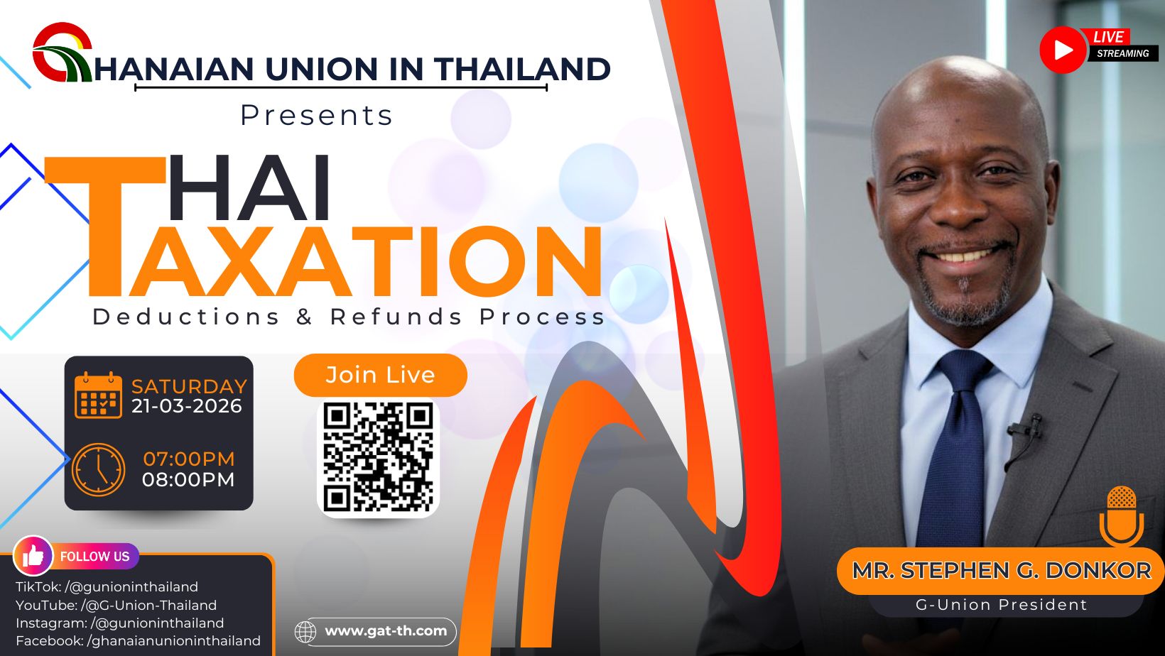 Unlock Your Tax Refund: Free Online Session for International Teachers in Thailand